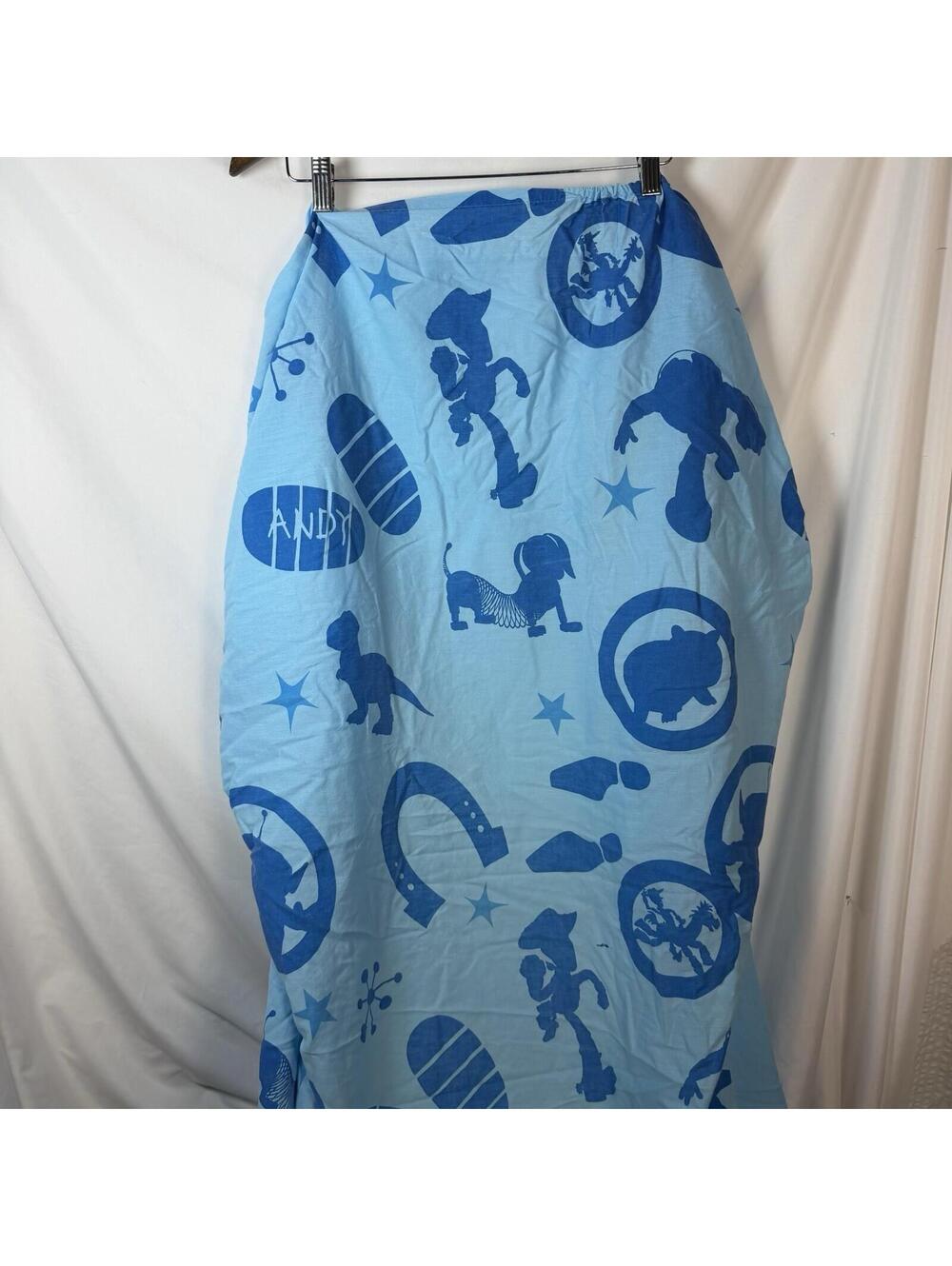 Disney Toy Story Twin  Fitted Sheet ONLY Character Outlines Buzz Woody Alien